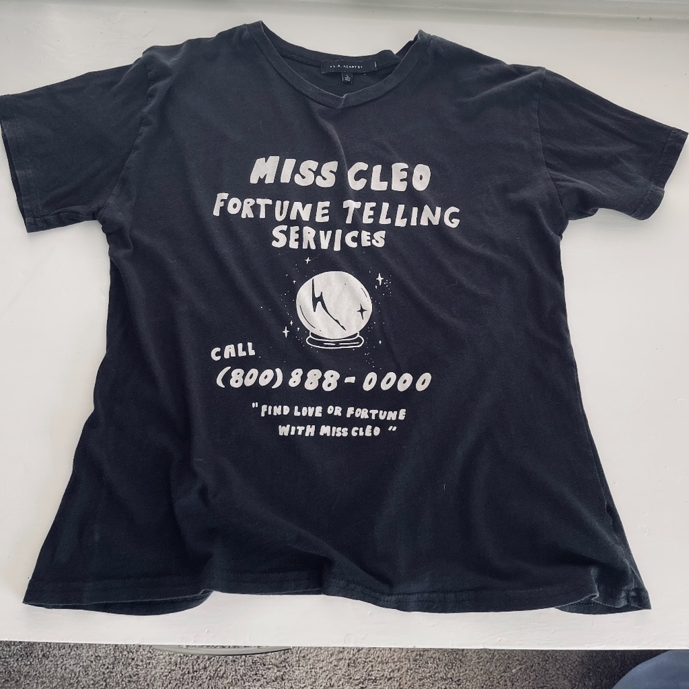 Pacsun Miss Cleo Graphic Tee Shirt
